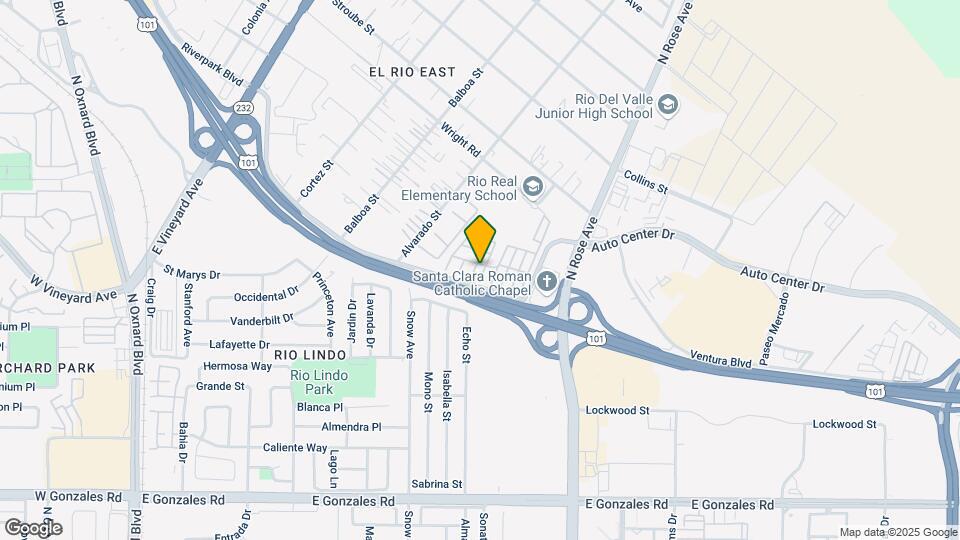 1101-1301 E Ventura Blvd Mapa y Detalles de la Ubicación