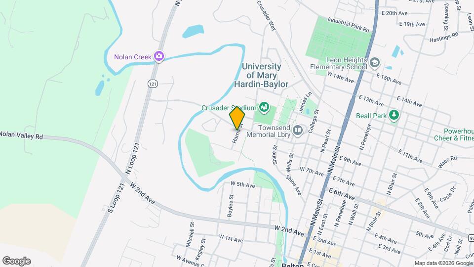 724 N Beal St Map and Location Details