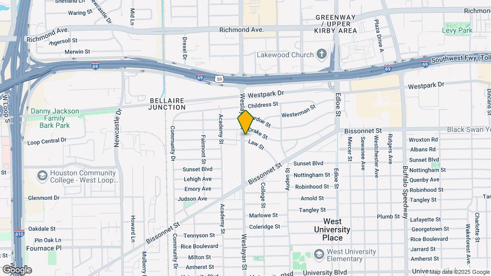 3930 Law St Mapa y Detalles de la Ubicación