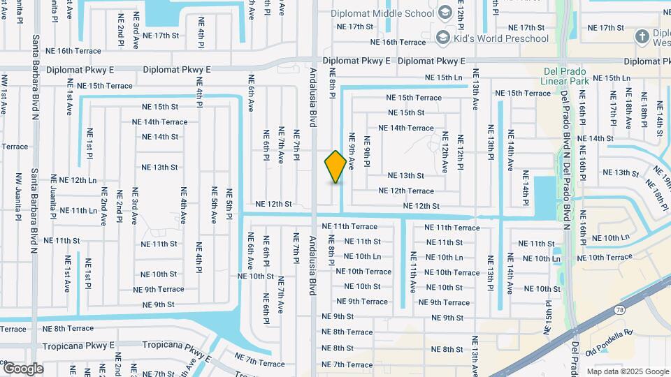 1213-1215 NE 8th Pl Map and Location Details