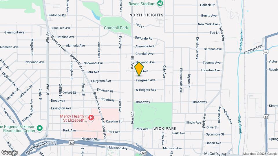 280 Fairgreen Ave Mapa y Detalles de la Ubicación