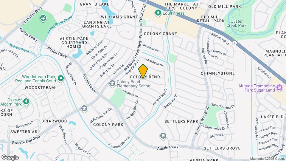 2910 Colonial Dr Map and Location Details