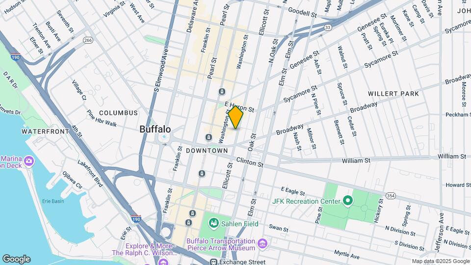 300 Ellicott St Map and Location Details
