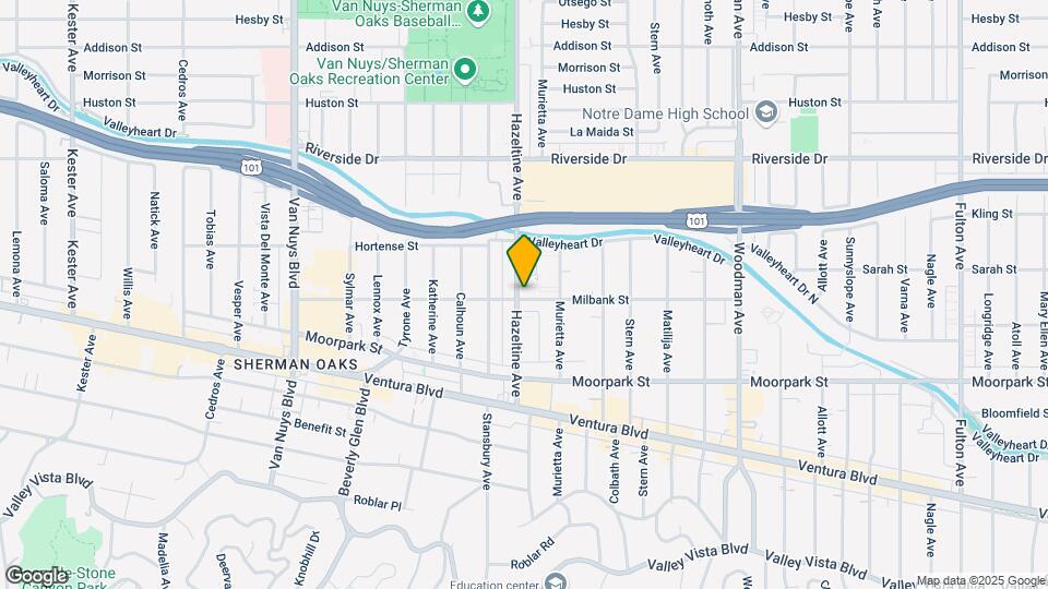 14061 Hazeltine Ave Map and Location Details