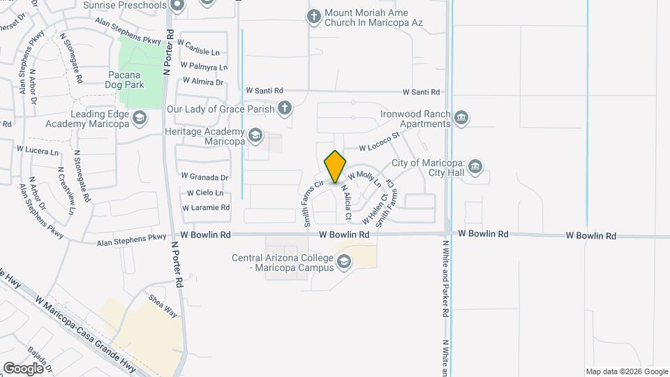 18293 N Clarence Ln Map and Location Details