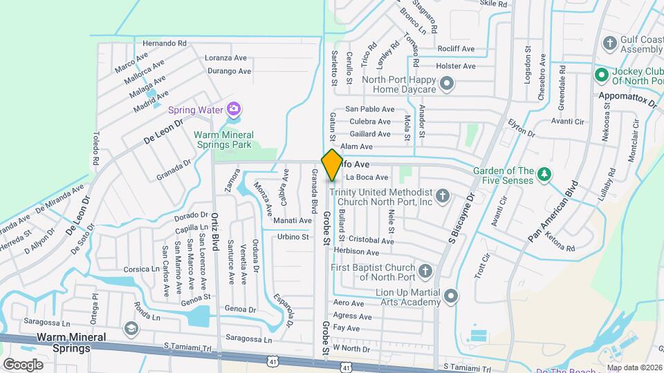 4170 Grobe St Map and Location Details