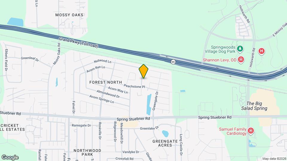 22318 Meadowrock Dr Map and Location Details