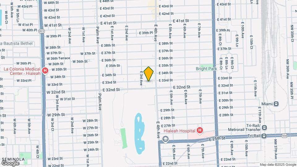 354 E 33rd St Map and Location Details