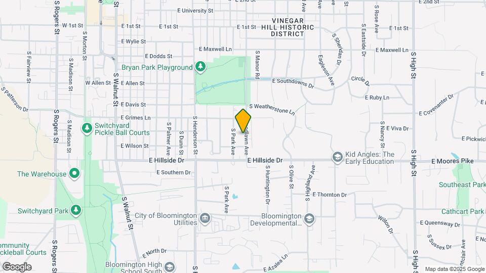 1310 S Woodlawn Ave Mapa y Detalles de la Ubicación