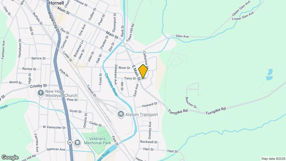 102 Catherine St Map and Location Details