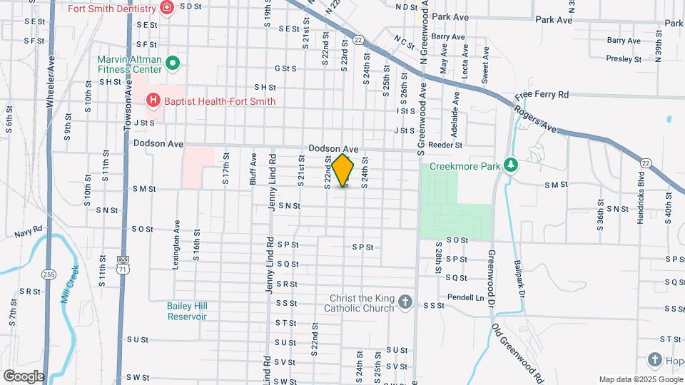 1400 S 23rd St Map and Location Details