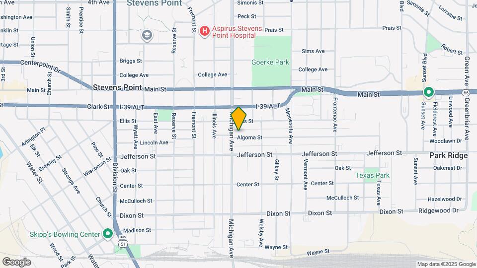 2416 Algoma St Map and Location Details