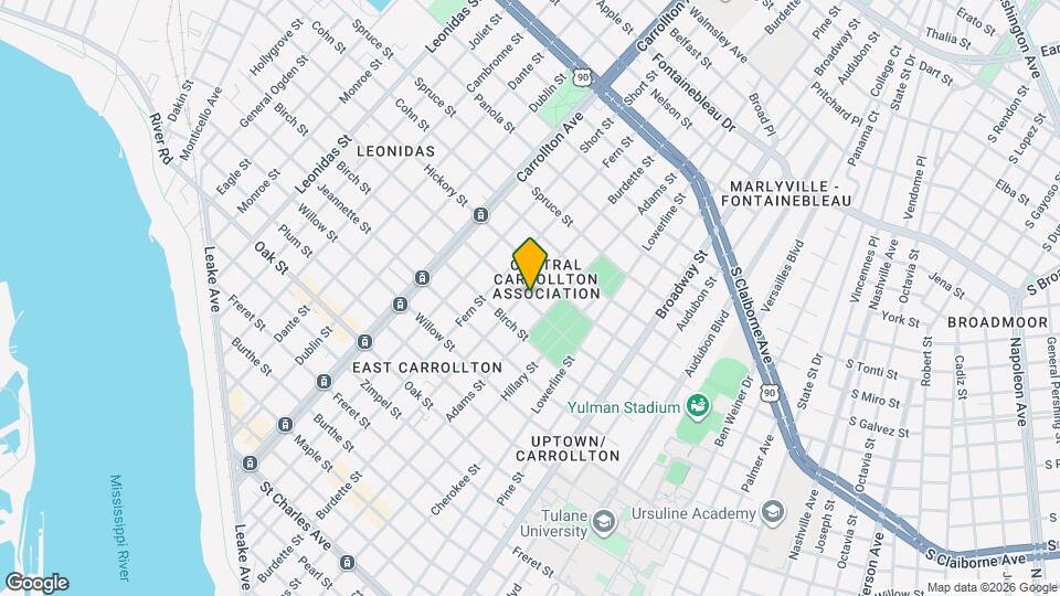 1705 Burdette St Mapa y Detalles de la Ubicación