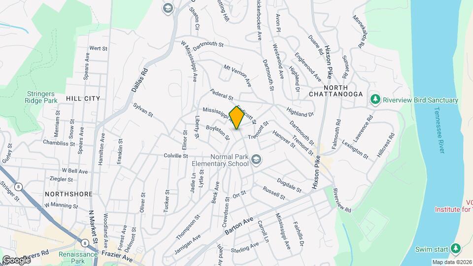 816 Mississippi Ave Map and Location Details