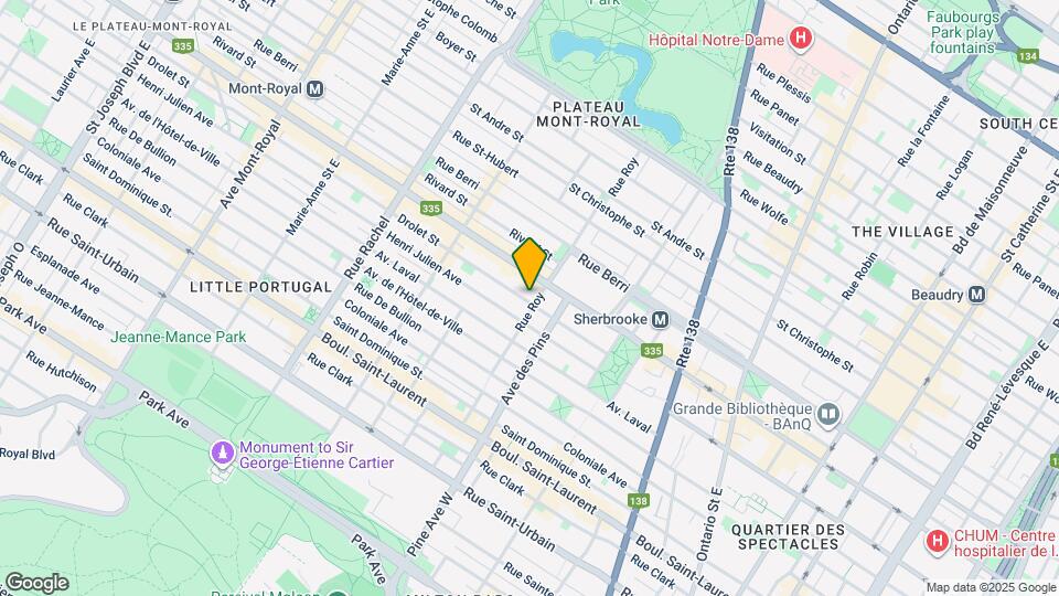 3815 Drolet Rue Map and Location Details