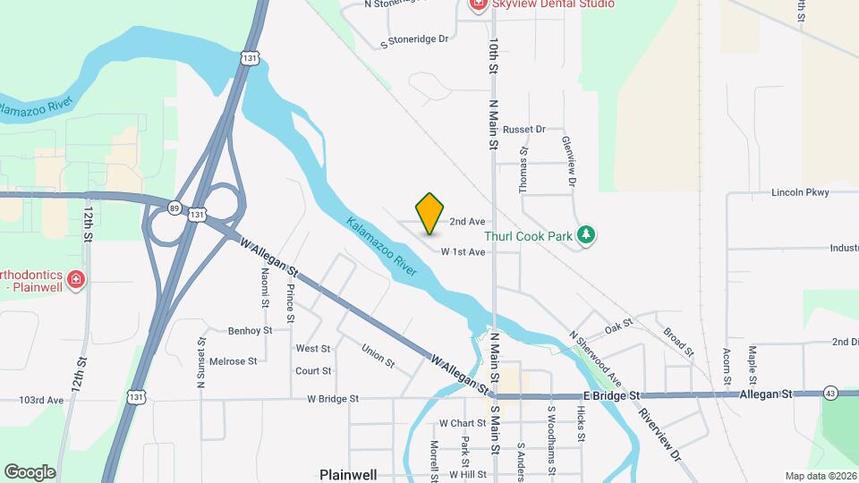 182 W 1st Ave Mapa y Detalles de la Ubicación