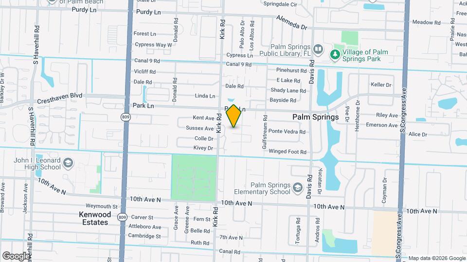 3125 Shelby Way Map and Location Details