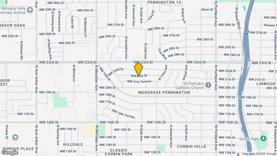 4208 NW 21st St Map and Location Details