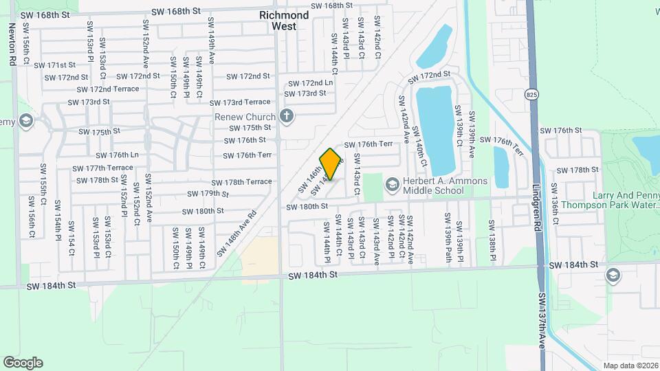 17834 SW 144th Ct Map and Location Details
