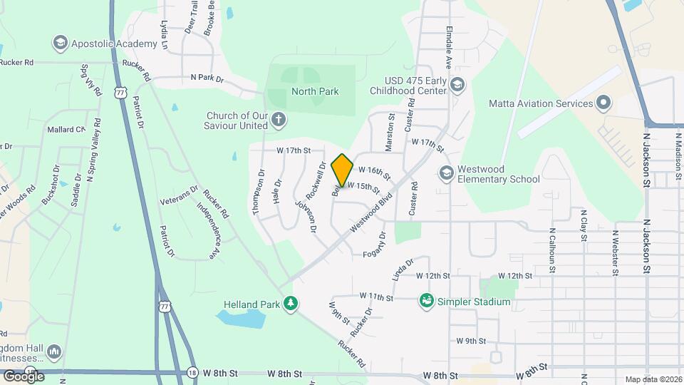 1509 Bel Air Dr Map and Location Details