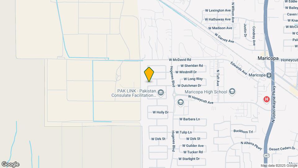46184 W Dutchman Dr Map and Location Details