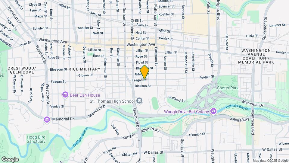 4615 Feagan St Map and Location Details