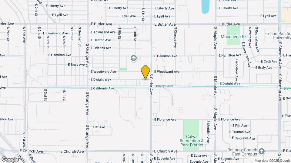 4130 E Dwight Way Map and Location Details