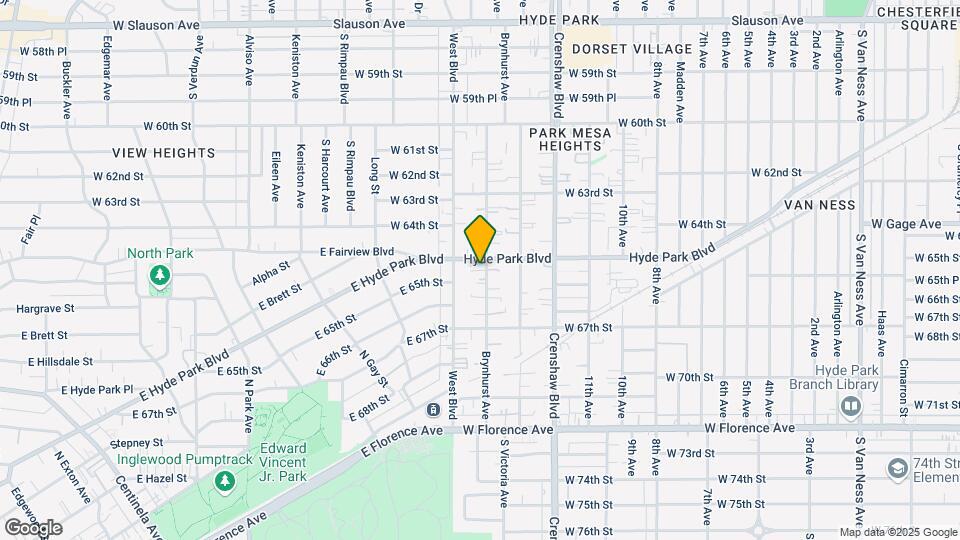 6509 Brynhurst Ave Mapa y Detalles de la Ubicación