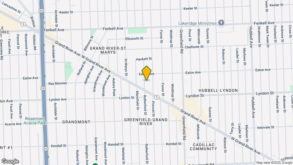 14652 Rutherford St Map and Location Details
