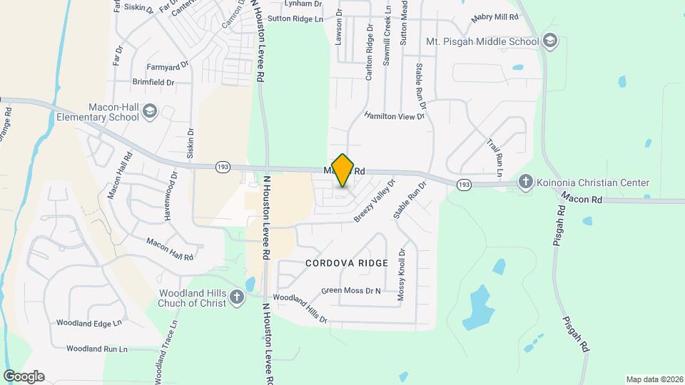 10185 Sorrento Pl Mapa y Detalles de la Ubicación