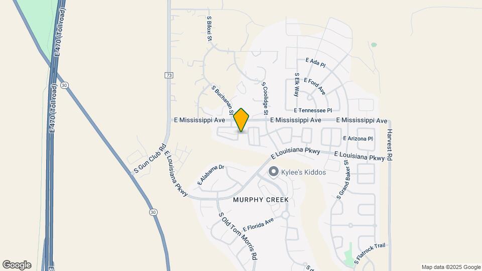 23750 E Mississippi Cir Map and Location Details