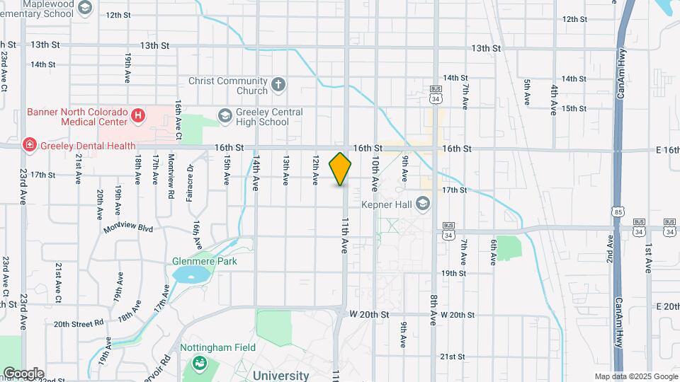 1715 11th Ave Map and Location Details