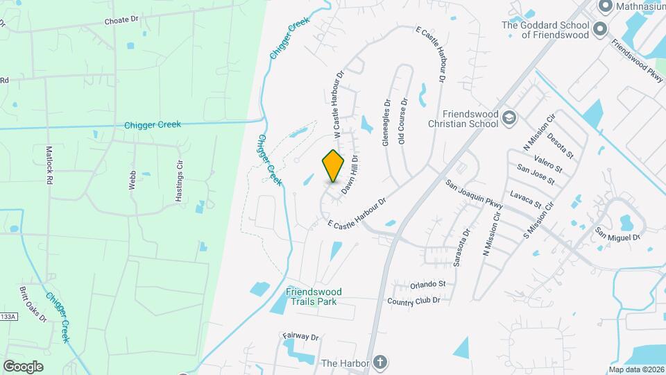 305 W Castle Harbour Dr Map and Location Details