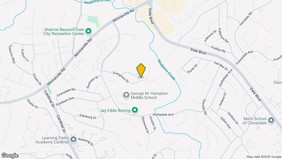 4226 Evergreen Dr Map and Location Details