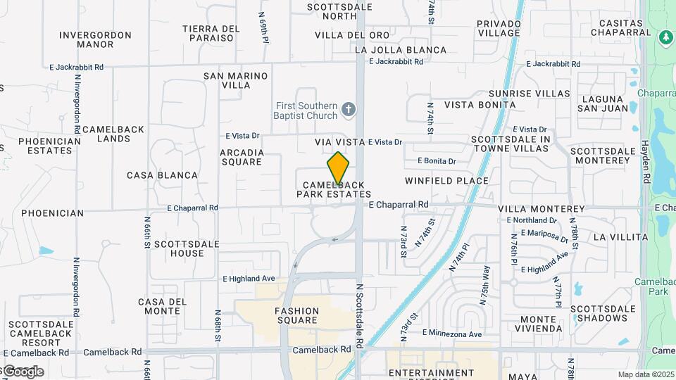 5018 N 71st Pl, Unit 504 Mapa y Detalles de la Ubicación