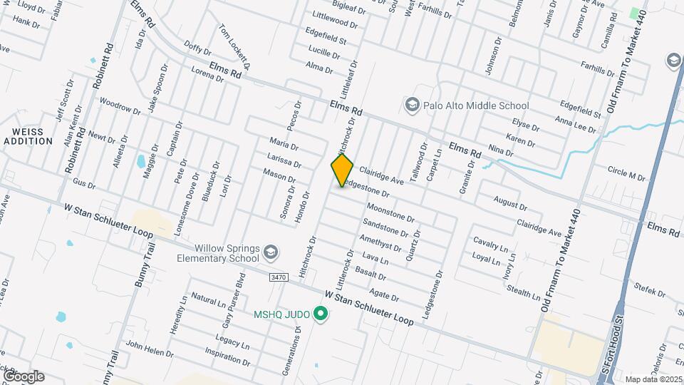 2403 Moonstone Dr Map and Location Details