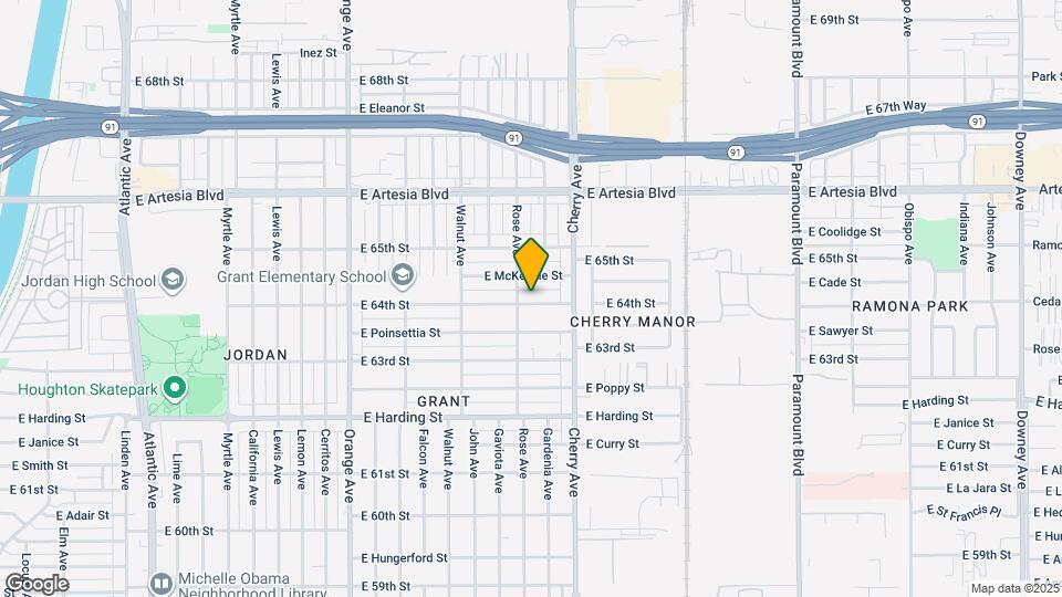 1825-1822 E 64th St Map and Location Details