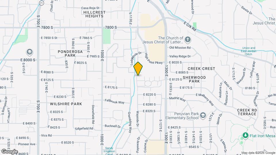 8134 Cottonwood Hills Ct Map and Location Details
