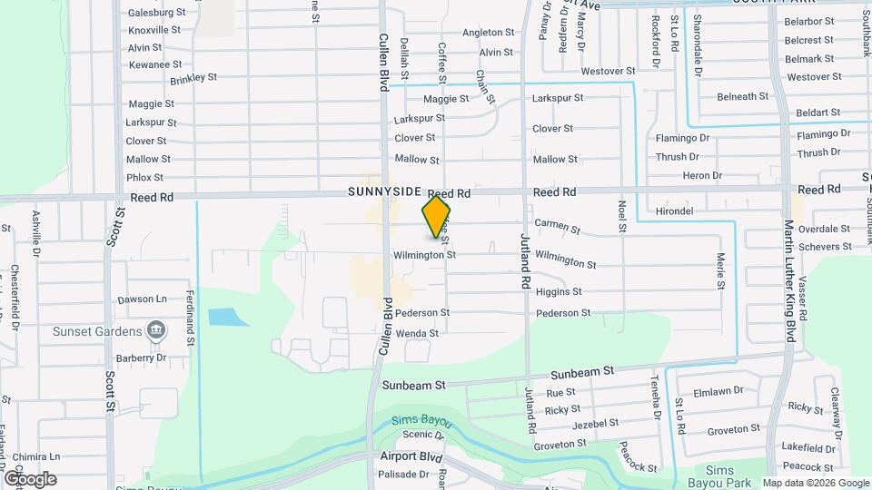 4749 Wilmington St Map and Location Details