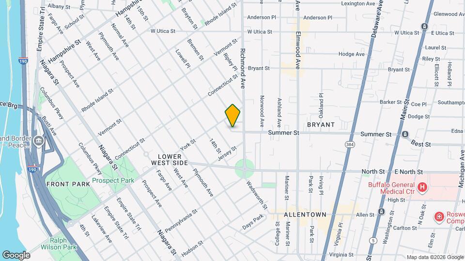 383 Summer St, Unit Summer Street Apartment Mapa y Detalles de la Ubicación