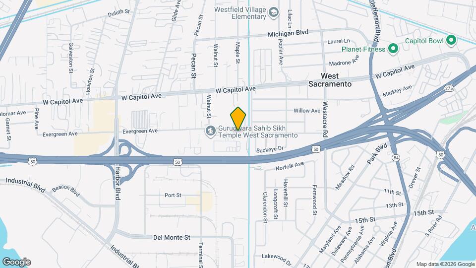 905 Briarwood Dr Mapa y Detalles de la Ubicación