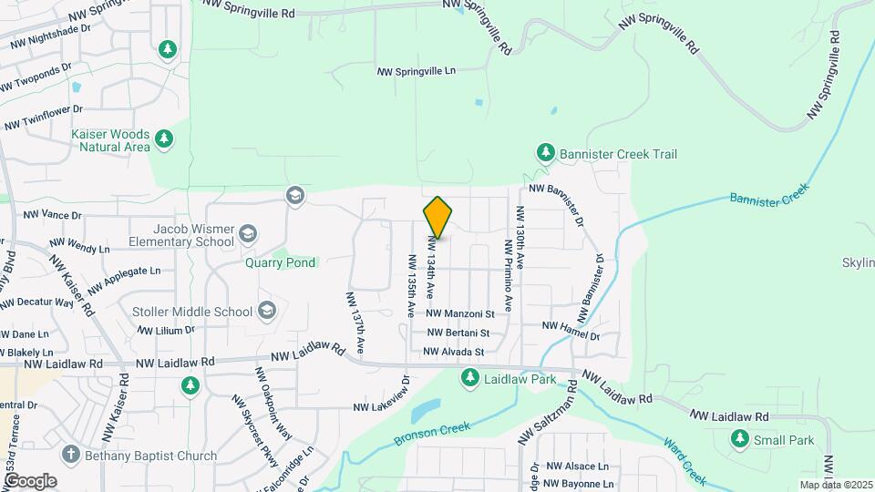 5592 NW 134th Ave Map and Location Details