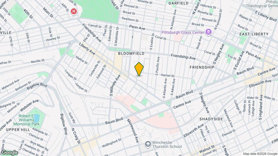 417 S Winebiddle St Mapa y Detalles de la Ubicación