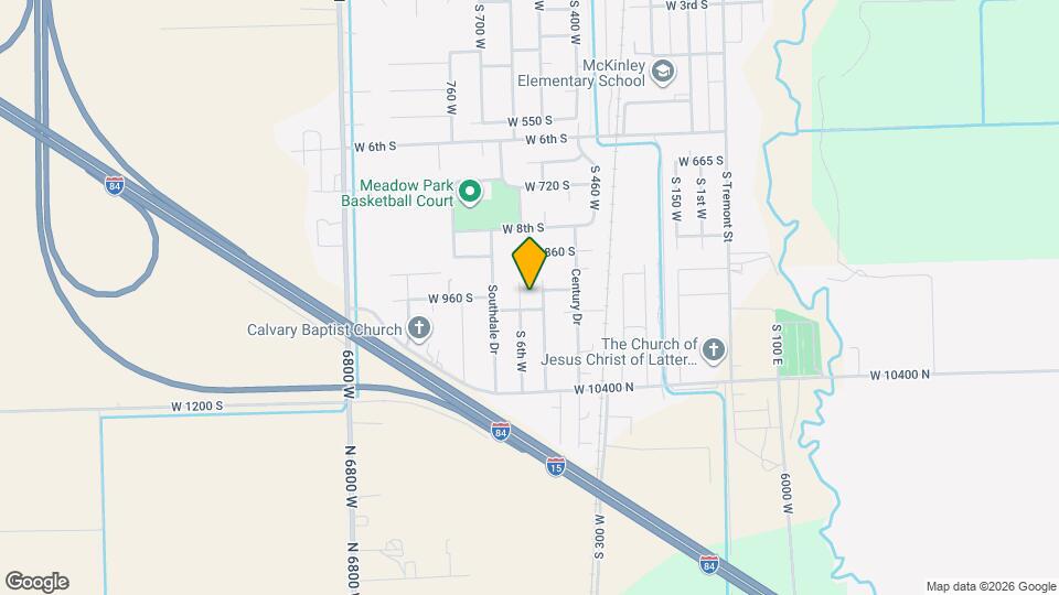 922 W 6th S Map and Location Details