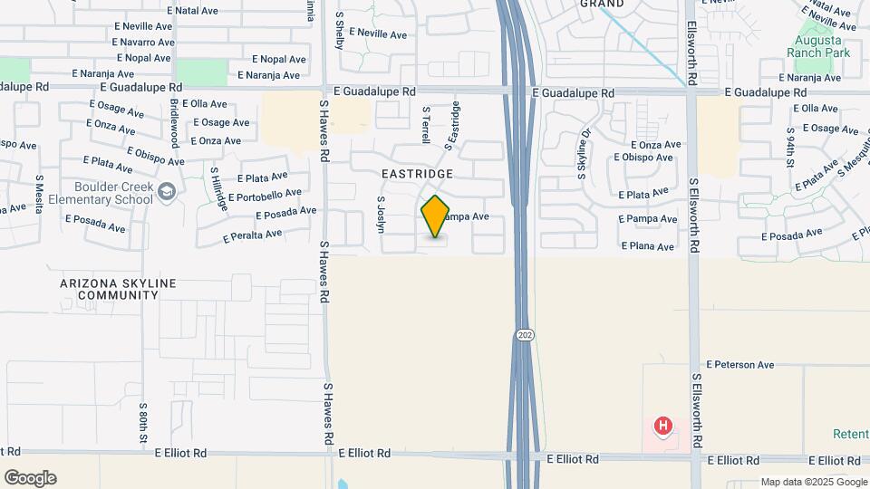 8626 E Peralta Ave Mapa y Detalles de la Ubicación