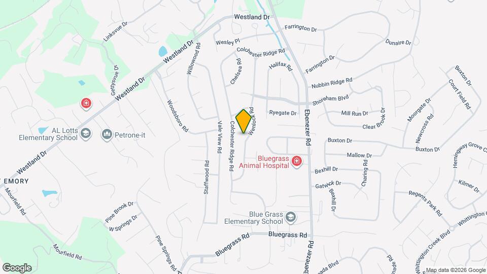 1343 Wenlock Rd Map and Location Details