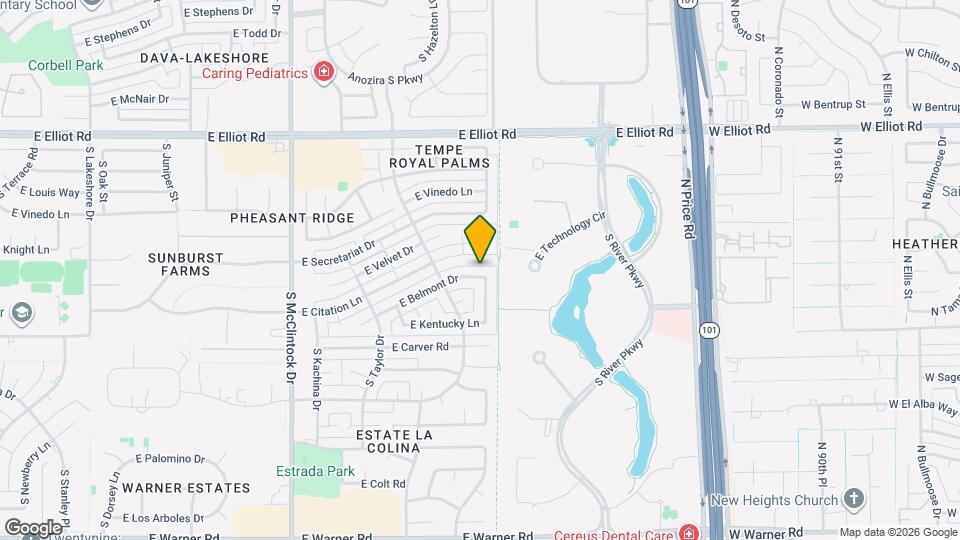 1966 E Belmont Dr Map and Location Details