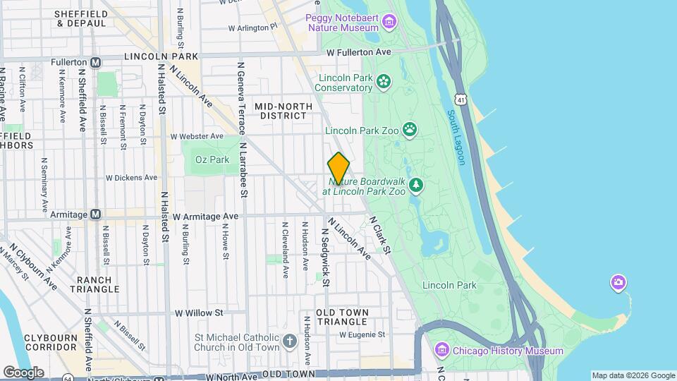 2034 N Orleans St Map and Location Details