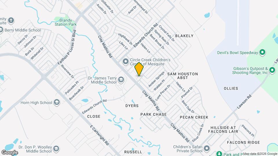 2213 Creek Royal Dr Map and Location Details