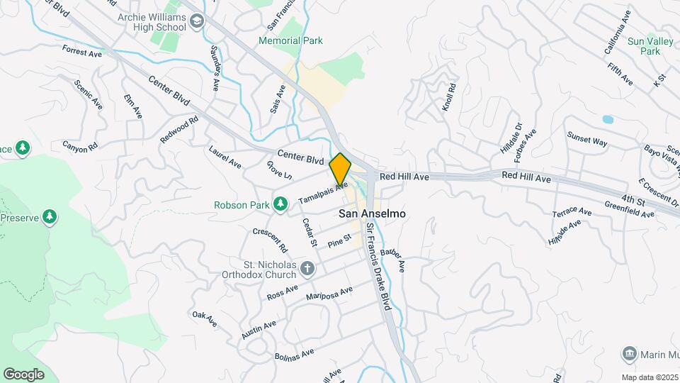 21 Tamalpais Ave Map and Location Details
